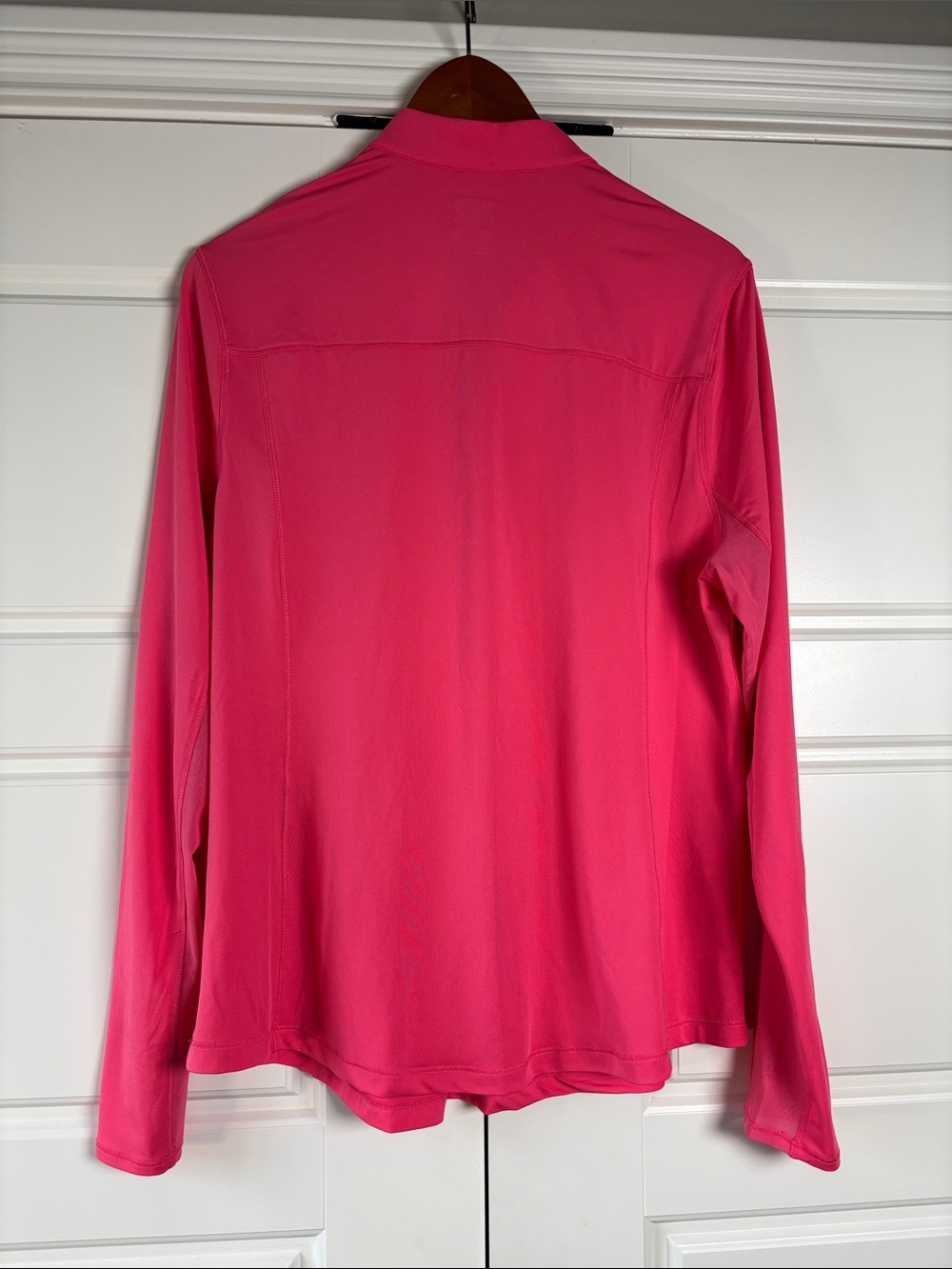 PGA Tour Hot Pink Long Sleeve Quarter-Zip Pullover - Picture 5 of 6